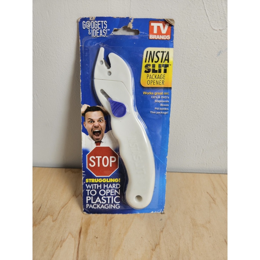 InstaSlit Package Opener Gadgets & Ideas TV Brands New Sealed Vintage 14424